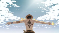 Simple Anime Manga ace One Piece (anime)