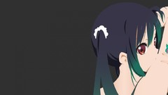 Simple Anime skirts long hair pantyhose k - on nakano azusa 