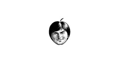 Simple apples abstract mac solid Steve Jobs simplistic