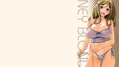 Simple Background anime girls