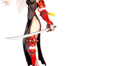 Simple Background anime girls