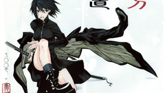 Simple Background anime girls