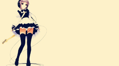 Simple Background anime girls