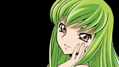 Simple Background anime girls