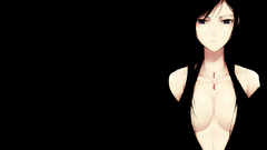 Simple Background anime girls