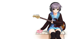 Simple Background anime girls