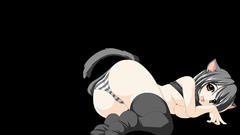 Simple Background anime girls