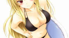 Simple Background anime girls