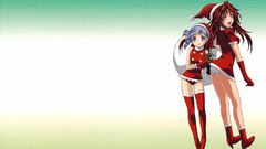 Simple Background anime girls