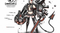 Simple Background anime girls