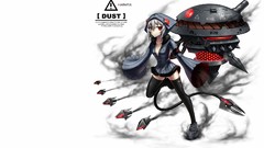 Simple Background anime girls