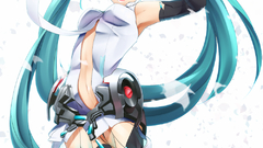 Simple Background anime girls