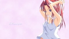 Simple Background anime girls