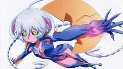 Simple Background anime girls