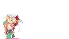 Simple Background anime girls