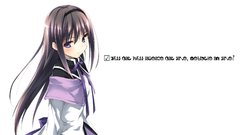 Simple Background anime girls