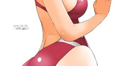 Simple Background anime girls