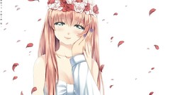 Simple Background anime girls