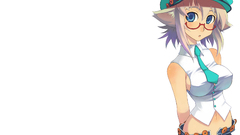 Simple Background anime girls