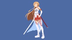 Simple Background anime girls Anime girls with swords sword