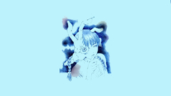 Simple background Anime Women