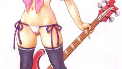 Simple Background fantasy woman