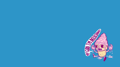 Simple background fun ice