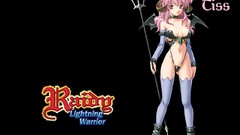 Simple Background Lightning Warrior