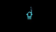 Simple Background Minimalism Music house music artwork cyan