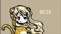 Simple Background numbers mahou sensei negima animal ears blonde