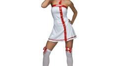 Simple Background nurse uniform