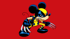 Simple Background wolverine mickey