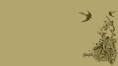 Simple Birds abstract hope simplistic