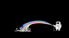 Simple black background minimalistic artwork