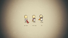 Simple cartoons funny minimalistic capes