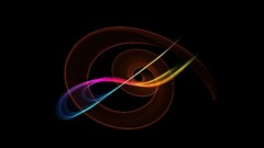 Simple design abstract black background colors multicolor 