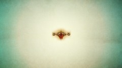 Simple diablo logos minimalistic video games