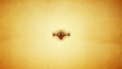 Simple diablo logos minimalistic video games