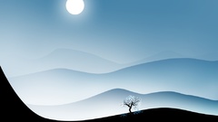 Simple hill moon cherry