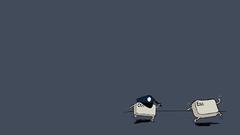 simple keyboards humor Simple Background Minimalism hat police