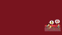 Simple Mario funny Athletes hurdle