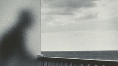 Simple silhouettes monochrome artwork