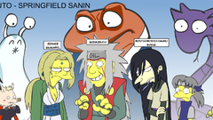 Simpsons Springfield sannin by