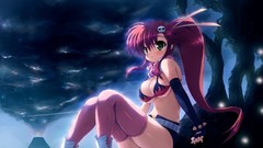 Sitting tengen toppa gurren lagann hentai thigh highs Littner 