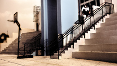 Skate down stairs Sport