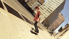 Skateboarding buildings streets cityscapes