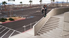 Skateboarding concrete parking skates
