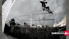 Skateboarding quiksilver