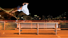 Skateboarding skates