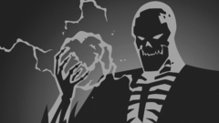 Skelet skull artwork Anime